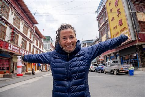 Kristin Harila Arrives in Tibet