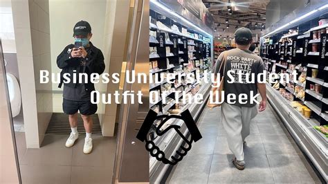 Outfits Of The Week | Business Uni Student - YouTube