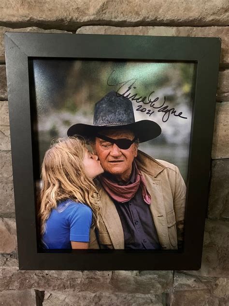 Photographs Artwork John Wayne Memorabilia A4 Printed Autograph Photo ...