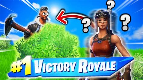 BUSH CAMPING IS BACK IN FORTNITE - YouTube