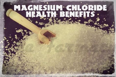 Health>Mind+Body: Magnesium Chloride Health Benefits