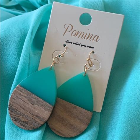 pomina | Jewelry | Tear Drop Earrings By Pomina No Longer With Tag As ...