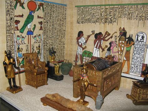 Egyptian tomb - Puppenstube 2 | Egyptian crafts, Egyptian tomb, Ancient egypt projects