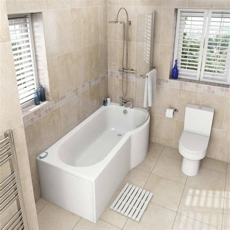 Oakley Bathroom Suite with Evesham 1700 x 850 Shower Bath RH - Victoria Plumb | Bathroom suite ...