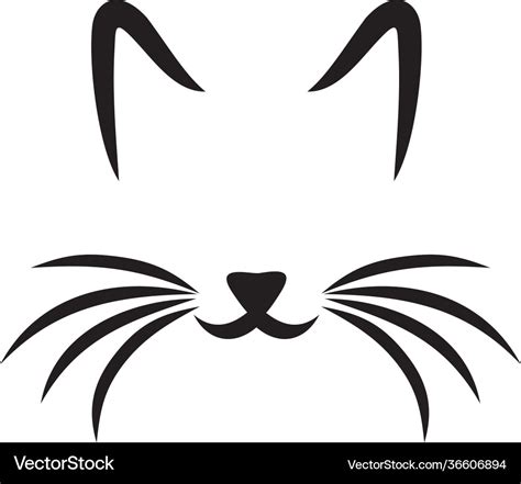 Cat face Royalty Free Vector Image - VectorStock