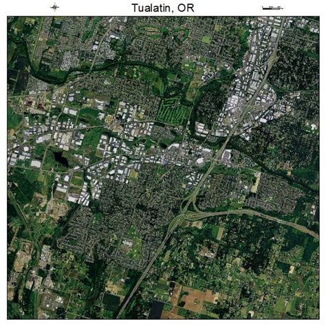 Aerial Photography Map of Tualatin, OR Oregon