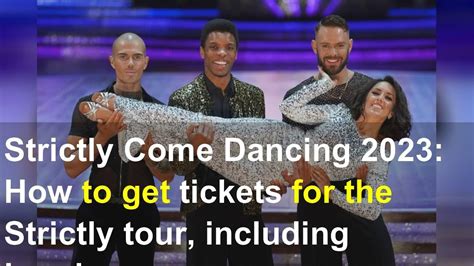 strictly come dancing uk tour 2023