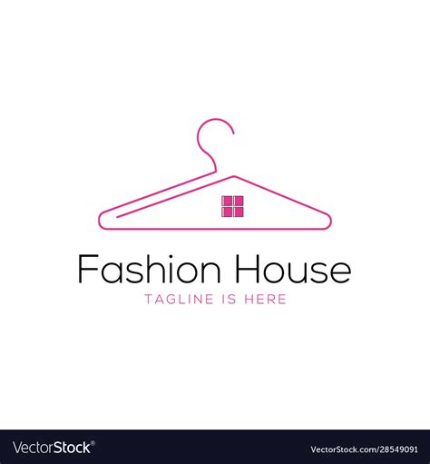 Fashion house logo Royalty Free Vector Image - VectorStock