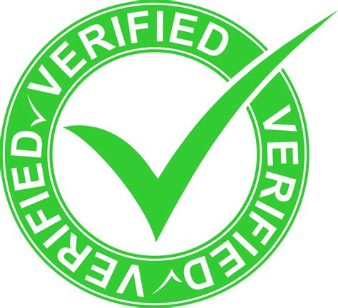 verificado marca de verificación firmar icono símbolo logo verde diseño transparente ...