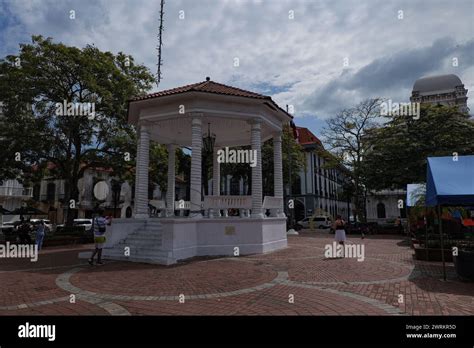 Panama City old town architecture Stock Photo - Alamy