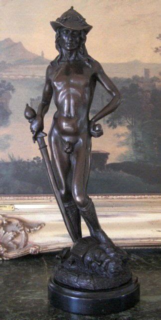 92: SM192 - Handsome Bronze Sculpture David and Goliath - May 28, 2011 | Pioneer Auction Gallery ...