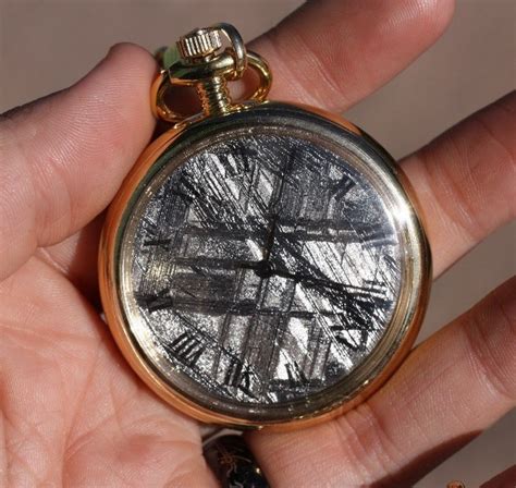 Pocket watch with meteorite face – ramblingbog