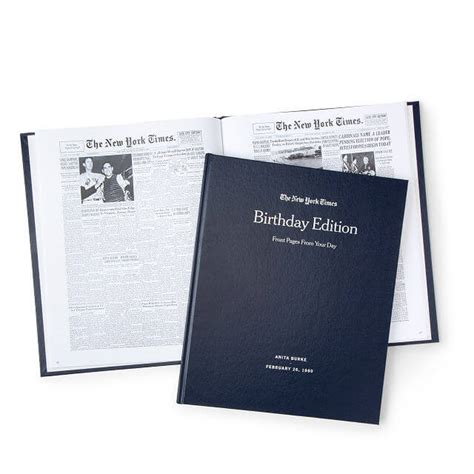 New York Times Birthday Book - This Year's Best Gift Ideas