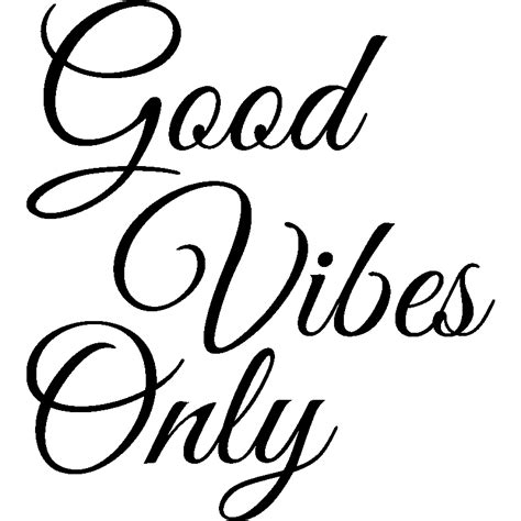 Sticker Good vibes only - Stickers STICKERS CITATIONS Chambre - ambiance-sticker