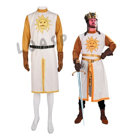 Adult Monty Python King Arthur Medieval Costume - LOASP