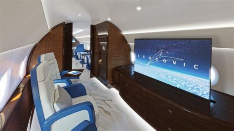 The interior of Exosonic’s Air Force 2 | Private jets blog