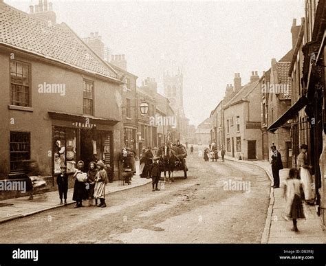 Knottingley Aire Street early 1900s Stock Photo - Alamy