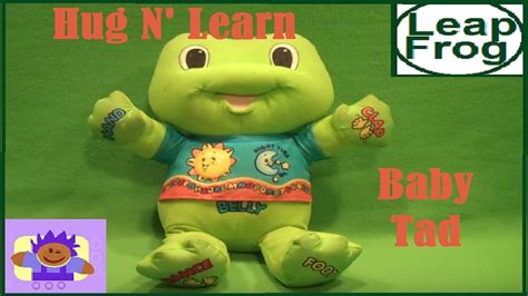 LeapFrog Hug N' Learn Baby Tad talking plush toy - YouTube