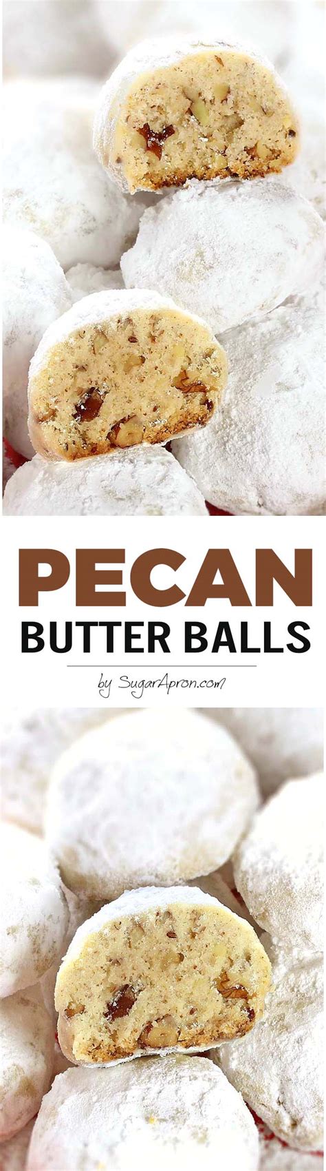 Pecan Butter Balls - Sugar Apron