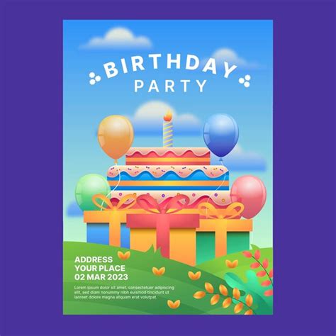 Free Vector | Birthday design template