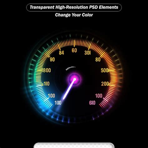 Moving background of car speedometer and speedometer | Premium AI ...