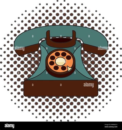 retro telephone vintage style vector illustration design Stock Vector Image & Art - Alamy