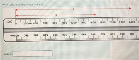 Solved What is the measurement of line #3?What is the | Chegg.com