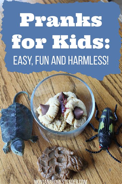 Easy Fun and Harmless Pranks for Kids – Montana Homesteader