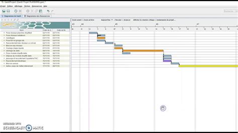 Planification avec gantt project - YouTube