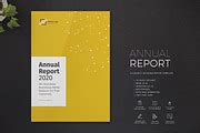 Annual Report Word Template, a Brochure Template by TelaTemplates