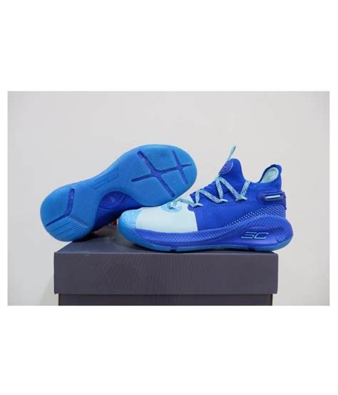 UNDER ARMOUR CURRY 6 LOW BREAKTHROUGH Sky Blue Basketball Shoes - Buy ...