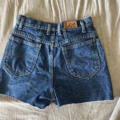 Lee denim shorts size 6/8 #lee #denim #shorts - Depop