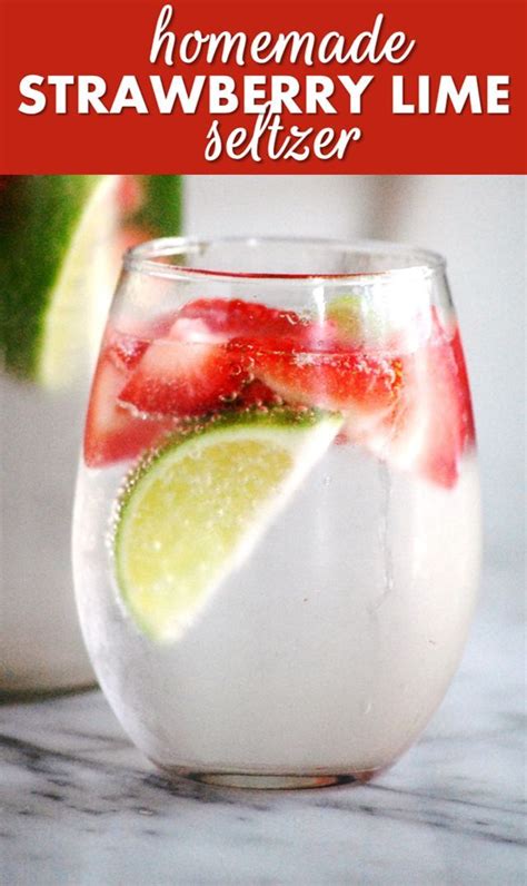 STRAWBERRY-LIME SELTZER | cait's plate | Recipe | Strawberry lime ...