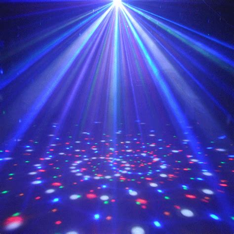 Disco Party Lights - Blue and Red LED Lights in the Dark