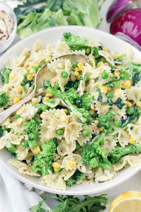 Steps to Prepare Creamy Vegetarian Pasta Salad