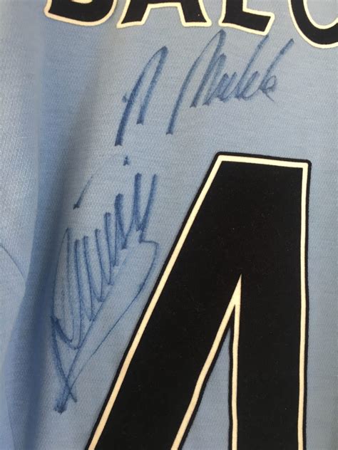 Match worn and signed Manchester City home shirt 2012-2013 by Mario ...