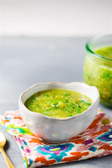 Salsa verde, authentic Mexican recipe filled with flavor and health ...