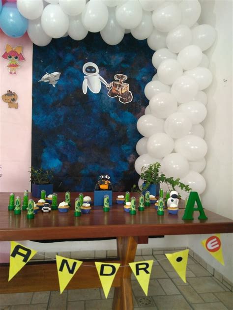 Wall-e party | Wall e, Festa aniversario, Aniversario