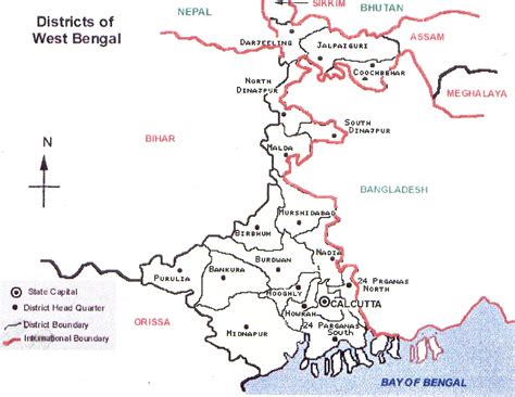 West Bengal Guide Map