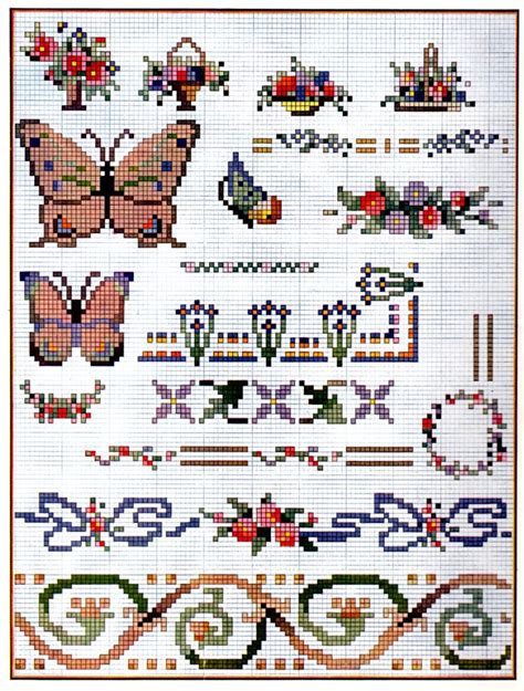 Cross Stitch Pattern Chart Free Download from a 1922 American Thread Co. Star Needlework Journal ...