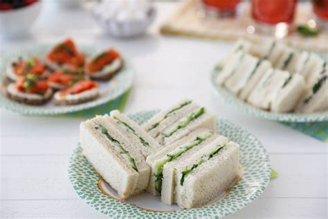Cucumber and Watercress Tea Sandwiches Recipe - Blue Plate Mayonnaise ...