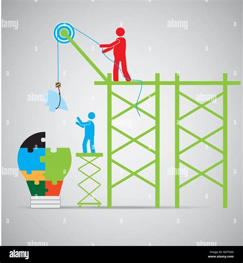 Teamwork, Vector illustration Stock Vector Image & Art - Alamy