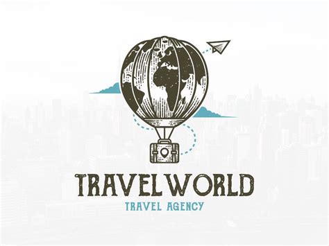 Travel World Agency Logo | Travel logo, Text logo design, Globe logo