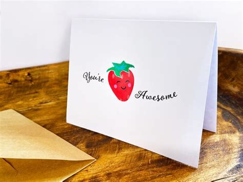 Fruit Thank You Cards - Free Printable