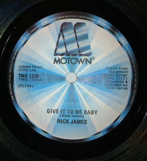 Rick James – Give It to Me Baby (12" Version) Lyrics | Genius Lyrics