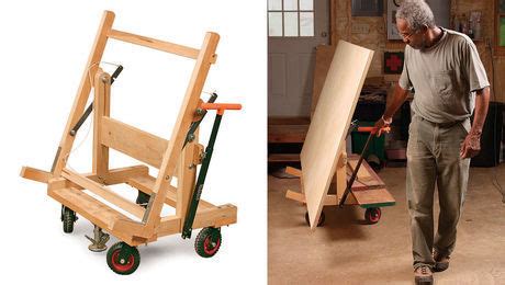 Pivoting Plywood Cart - FineWoodworking