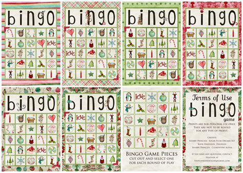 Christmas BINGO Game - Simply Fresh Designs