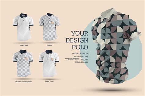 Polo Shirt Mockup Front and Back Mockup PSD Smart Object for Design - Etsy