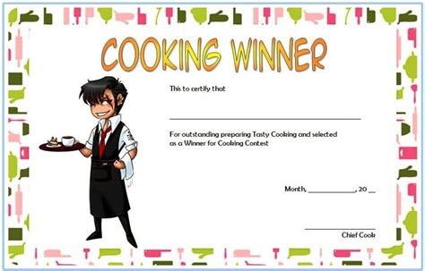 Amazing Chili Cook Off Certificate Templates | Certificate templates ...