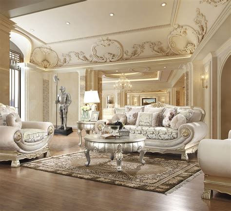 Homey Design | HD-2656 Durant Formal Living Room Set | Dallas Designer Furniture